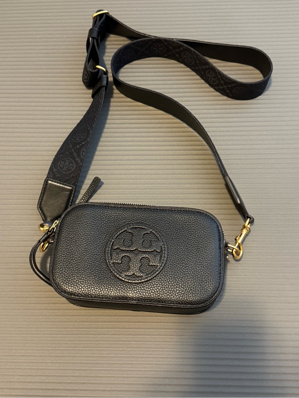 Tory Burch Mini Miller Black Crossbody Bag